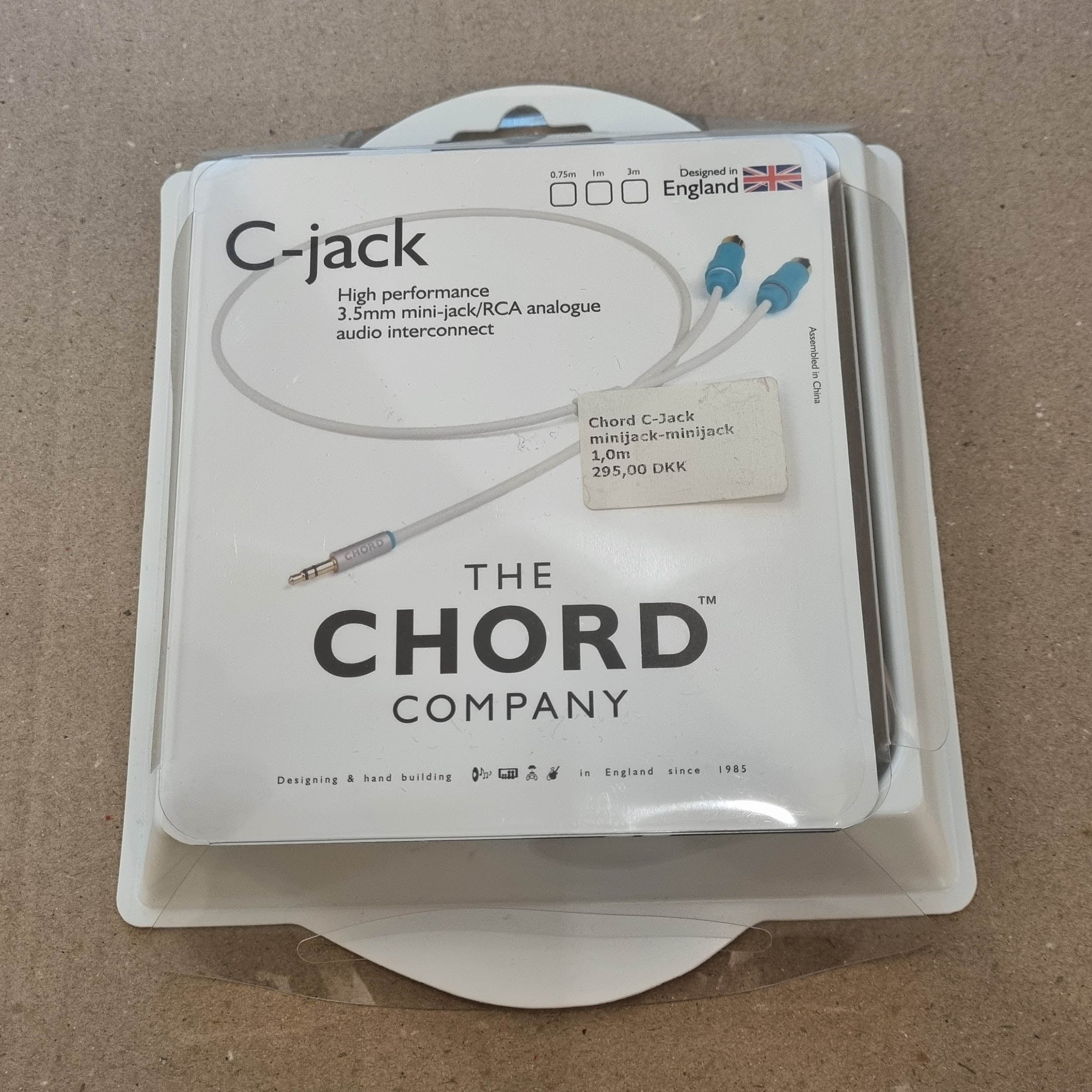 Chord C-Jack- 3,5mm mini jack/RCA